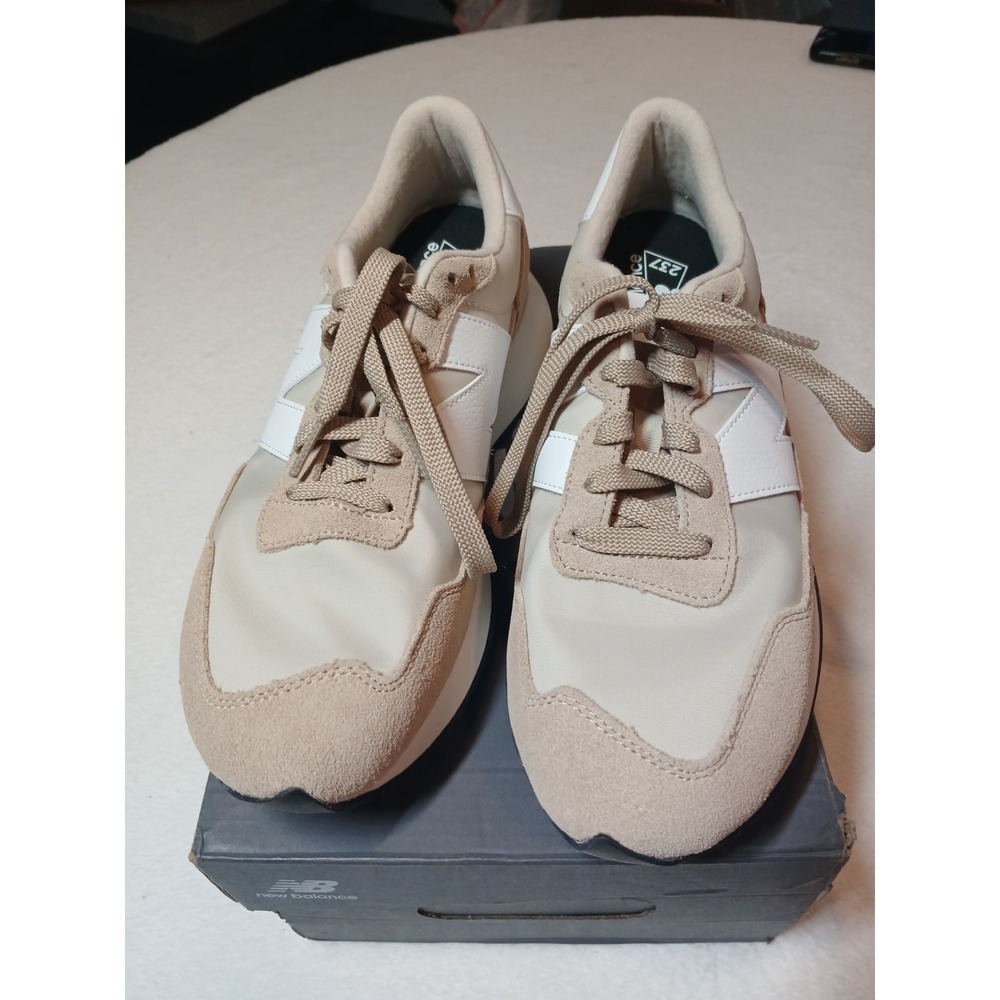 New Balance 237 Lace-Up Running Shoes Women's Size 11 Brown White WS237YB New